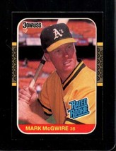 1987 Donruss #46 Mark Mcgwire Exmt Athletics Id: 249608 - £4.05 GBP