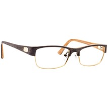 Prodesign Denmark Eyeglasses 7626 c.5021 Brown Wood Grain Square Frame 5... - $2,440.04 MXN