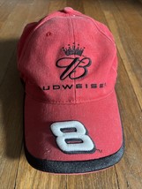 Dale Earnhardt Jr. 8 NASCAR Racing Budweiser Hat Cap Strapback - £11.09 GBP
