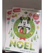 2 Disney Holiday Countdown Calendar 24 Milk Chocolates. Mikey Mouse 1.76 Oz - $27.23 CAD