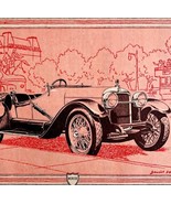 Mercer Antique Roadster Pin Up Art Print 1961 Automobilia David Lockhart... - $24.99