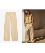 $60 ZARA Pajama-style pants. Mid-rise with elastic waistband adjustable M - $39.99