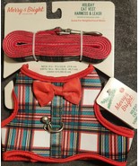 Merry&amp;Bright  Holiday Cat Vest Harness &amp; 6ft. leash - $12.84