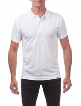 Pro Club Men&#39;s Performance Drypro Short Sleeve Polo, White, 2X-Large - $29.69+