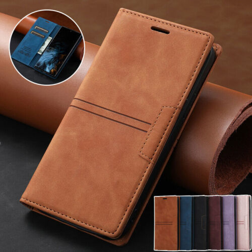 For Google Pixel 7 6 Pro 6A 5 5A 4A Case Leather Wallet Magnetic Flip Cover