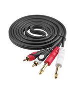 9 ft. - Dual 6.35mm Male to Dual 2RCA Male Mo... - $29.00