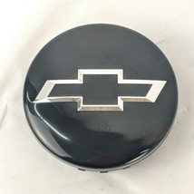 3pc 3.25in For Chevrolet Camaro Colorado Traverse Gloss Black Bowtie Center Caps - £13.62 GBP