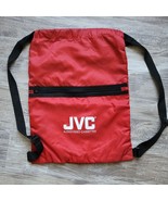 1990s Vintage Red JVC Audio Video Media Ad Collapsible Small Cooler Bag ... - £9.79 GBP