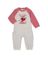 Valentine&#39;s Day Baby Boy Romper Outfit Set, Size 6-9 M - £13.19 GBP