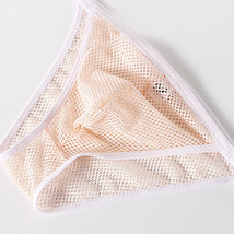 Men Ultra Thin Mesh Underwear High Cut Briefs Sexy Transparent Breathable - £10.98 GBP