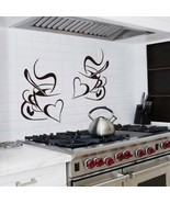 Wall Sticker Kitchen Love Coffe Home Decoration Accessories - £6.15 GBP