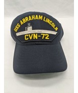 USS Abraham Lincoln Cvn-72 Eagle Crest One Size Fits All Adjustable Hat - £13.71 GBP