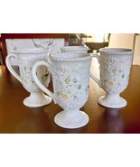 4 Vintage Mikasa Antique Countryside Pear Butterfly Bird Footed Pedestal... - $626.05 MXN 4 Vintage Mikasa Antique Countryside Pear Butterfly Bird Footed Pedestal... - $626.05 MXN