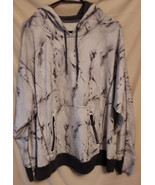 Nine West Active Marble And Gray Workout Hoodie With Pockets Women&#39;s Siz... - $282.69 MXN