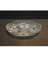 Vintage Oval Shaped Clear Glass Candy or Nut Dish Textured Design - £2.90 GBP