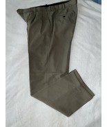 Savane slacks pants trousers men&#39;s Brown Tan work wear career 36x32 - €21,46 EUR