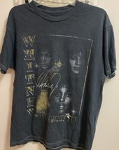 Whitney Houston T Shirt M L Bust 40” Women’s Black - £5.25 GBP