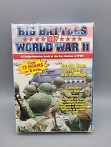 Big Battles of World War II 5 DVDs Rarely Seen Original War Footage 12 Hours + - £7.25 GBP