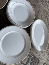 15-pc Arcopal France Milk Glass Plate Set, Made In France - £271.91 GBP