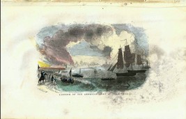 American Army Victorian Print Henry Bill 1859 Illuminated History 1st Ed... - £32.12 GBP