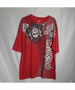 Southpole Truth &amp; Liberty MCMXCI Shirt Men&#39;s 5XB Red Short Sleeve Street... - $48.07 CAD