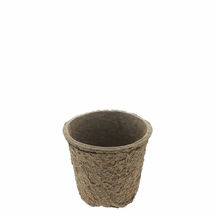 7&quot; Dia x 6-3/4&quot; Tall - 5 Pot Large Fiber Pots Biodegradable Veggies Herbs - £71.60 GBP