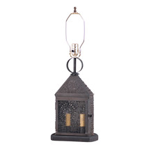 Irvins Country Tinware Harbor Lamp Base with Chisel in Kettle Black - £225.50 GBP