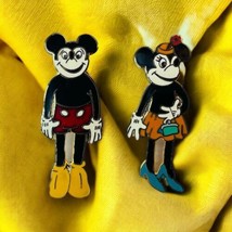 OLD Pin Set Art of Disney Vintage Old Fashioned Dolls Mickey Mouse Minni... - £40.24 GBP