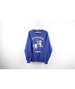 Vintage 90s Streetwear Mens XL Distressed Spell Out St Francis Sweatshir... - $34.60
