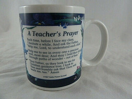 Teachers Prayer  Mug  with flowers Natalie Pease Gorbett  Dicksons Beaut... - $185.64 MXN