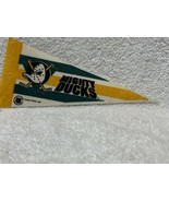 Mighty Ducks Vintage NHL 1991 Trench Felt Mini Pennant 4 x 9 - £4.35 GBP