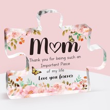 Gifts for Mom Delicate Mom Birthday Gifts from Daughter Son Engraved Acr... - £17.68 GBP