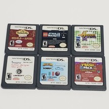 Nintendo DS Game Lot Bundle of 6 with DS Game Case Holder - Holds 24 DS Games - £22.99 GBP