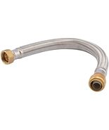 SharkBite 3/4 Inch x 3/4 Inch FIP x 15 Inch Stainless Steel Braided Flex... - $45.31 CAD