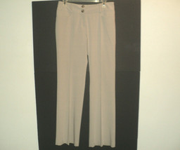Alfani Women&#39;s Dress Pants Size 2 Khaki Bootcut Tan Polyester Blend - £15.94 GBP