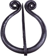 NauticalMart Bernhard Penannular Brooch Small Cloak Pin Black - $39.00
