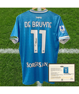 Printed Signed De Bruyne Napoli 2025-26 Home Jersey – COA - $115.69