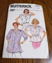Butterick Sewing Pattern 3769 Fast Easy Blouse Shirt Top Casual 1980s L XL 16-22 - £3.87 GBP