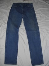 Wrangler 13MWZS Denim Jeans 33x36 Cowboy Cut Distressed (32.5x35) Grunge Retro - £10.12 GBP