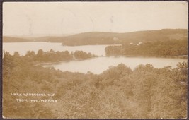 Lake Hopatcong, New Jersey RPPC 1919 - BEV from Mt. Harry Photo Postcard - £9.57 GBP