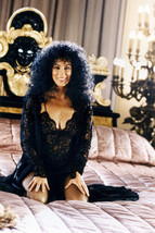 Cher Sexy Pose in neglige on Bed Witches of Eastwick 24x18 Poster - £19.13 GBP