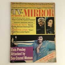 TV Radio Mirror Magazine October 1974 Elvis Presley, Charlie Rich &amp; Loretta Lynn - £11.18 GBP