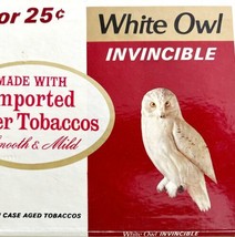 White Owl Invincible Cigar Box General Cigar Company NY Vintage Tobacco E22 - £19.57 GBP