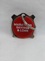 Wisconsin Marathon Savings And Loan Keychain 1&quot;  - $13.86