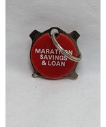 Wisconsin Marathon Savings And Loan Keychain 1&quot;  - $13.86