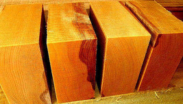 Four Beautiful Beech Bowl Turning Blanks Lumber Wood Lathe Carve 6&quot; X 6&quot; X 3&quot; - £37.32 GBP