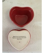 4.5” Red Heart Shaped Microwave Serving Dish - $463.32 MXN