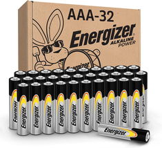 Energizer Alkaline Power AAA Batteries (32 Pack), Long-Lasting Triple a ... - £20.58 GBP