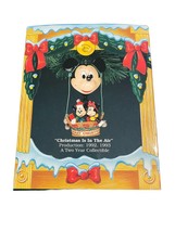 1992 Enesco Disney Christmas is in the Air Ornament Mickey Minnie Balloon - $45.99
