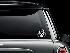 Bio Hazard Symbol Die Cut Vinyl Car Window Decal Bumper Sticker US Seller - £5.37 GBP+